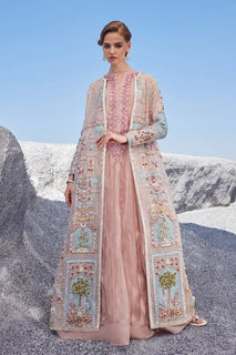 Nida Azwar pink chiffon wedding edition