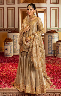 Golden Bridal dress make to order