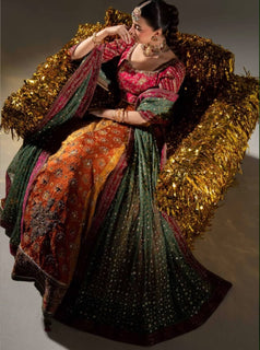 Maria B multi edition chiffon wedding collection