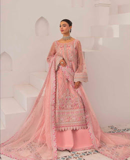 Mirha Imran pink chiffon wedding edition