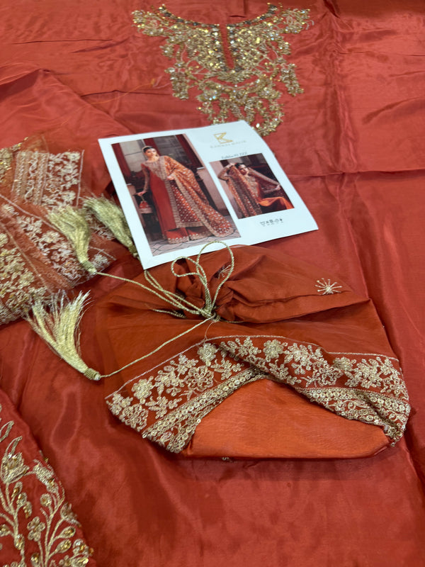 Kanwal malik rust wedding edition