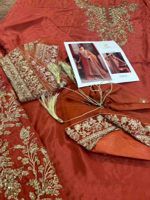 Kanwal malik rust wedding edition