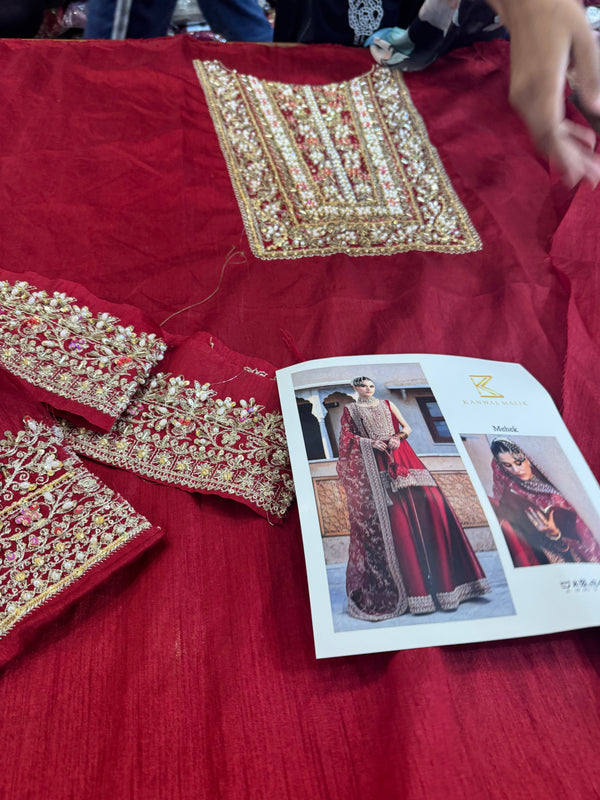 kanwal malik red wedding edition
