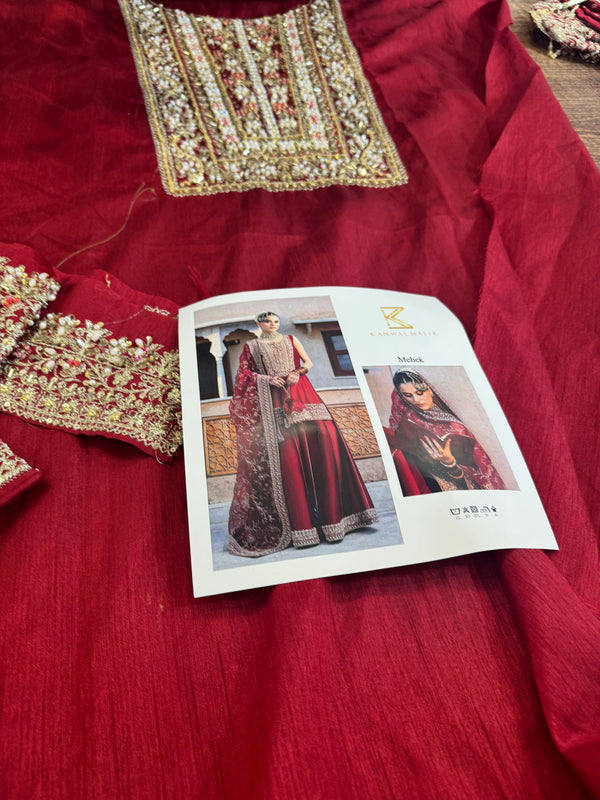 kanwal malik red wedding edition