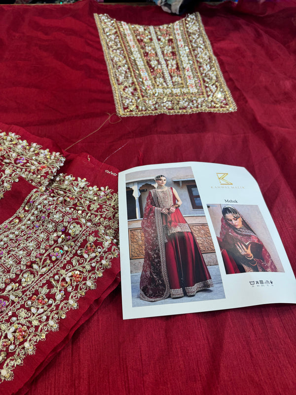 kanwal malik red wedding edition