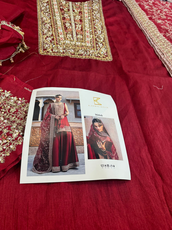 kanwal malik red wedding edition