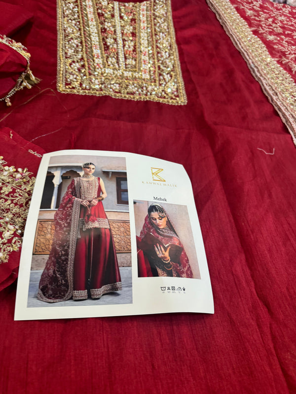 kanwal malik red wedding edition