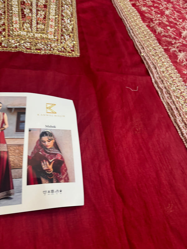 kanwal malik red wedding edition