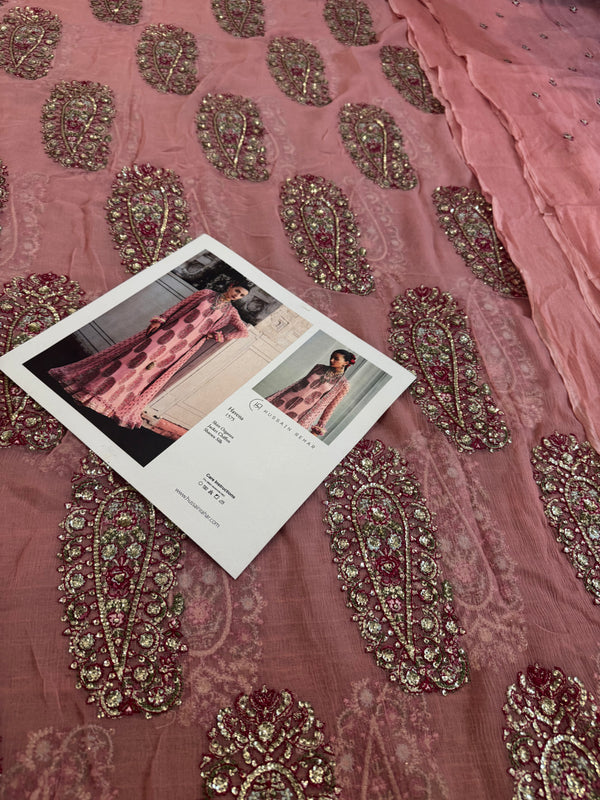 Hussain rehar pink wedding edition