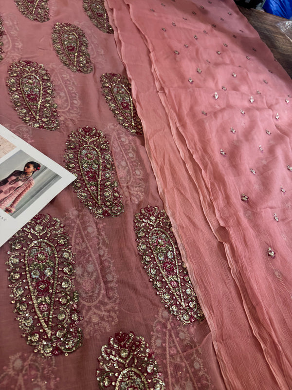 Hussain rehar pink wedding edition