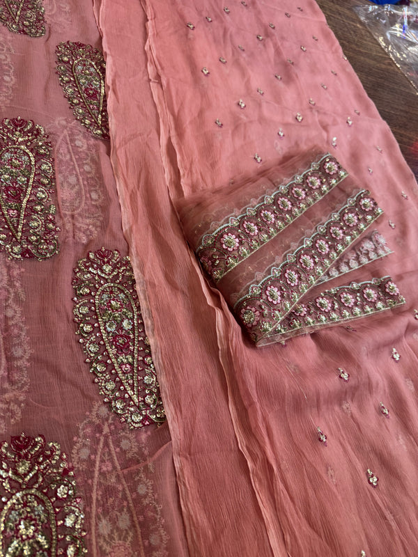 Hussain rehar pink wedding edition