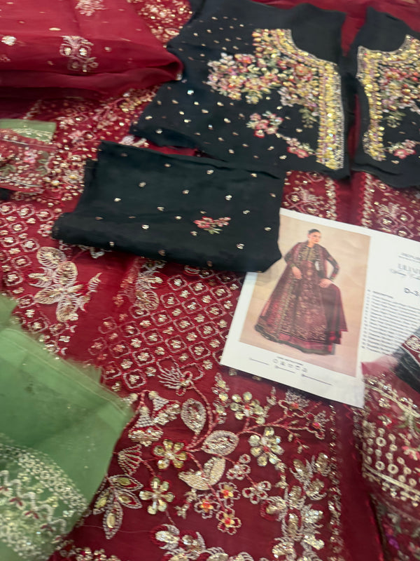 Republic womenswear black red wedding edition