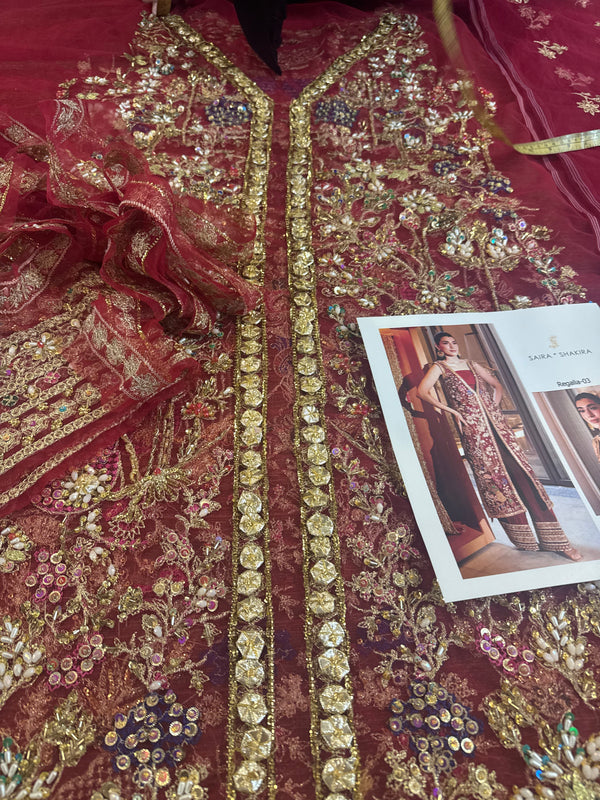 Saira shakira regalia wedding edition