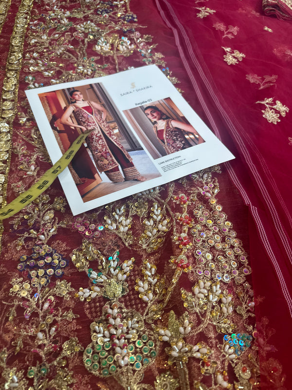 Saira shakira regalia wedding edition