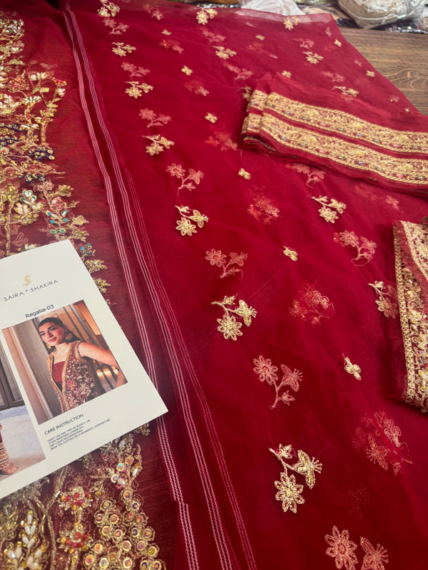 Saira shakira regalia wedding edition