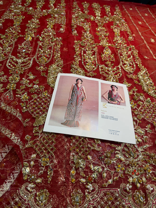 Kanwal malik red wedding edition