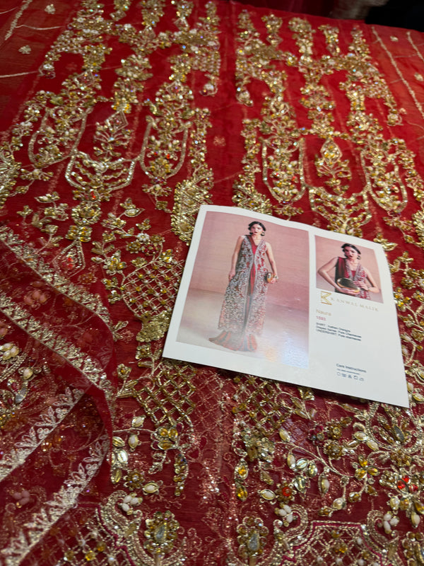 Kanwal malik red wedding edition