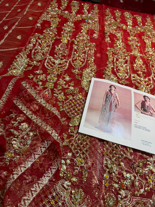 Kanwal malik red wedding edition