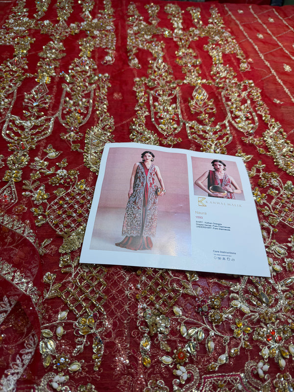 Kanwal malik red wedding edition