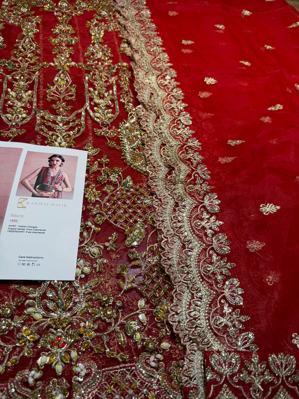 Kanwal malik red wedding edition