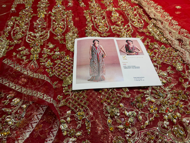 Kanwal malik red wedding edition