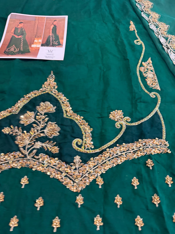 Wajahat mansoor green wedding edition