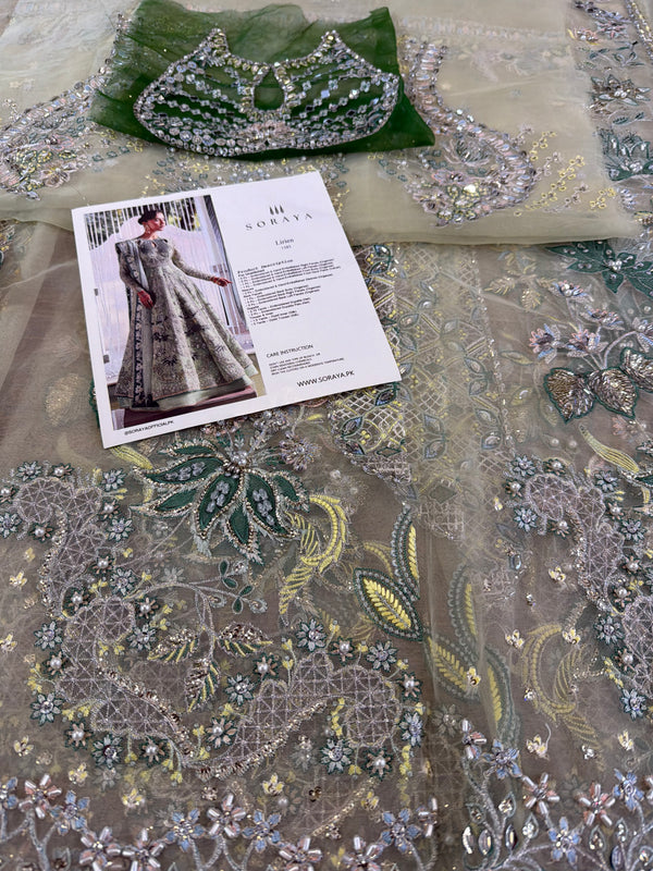 Soraya apple green wedding edition