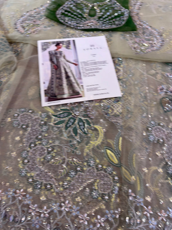 Soraya apple green wedding edition