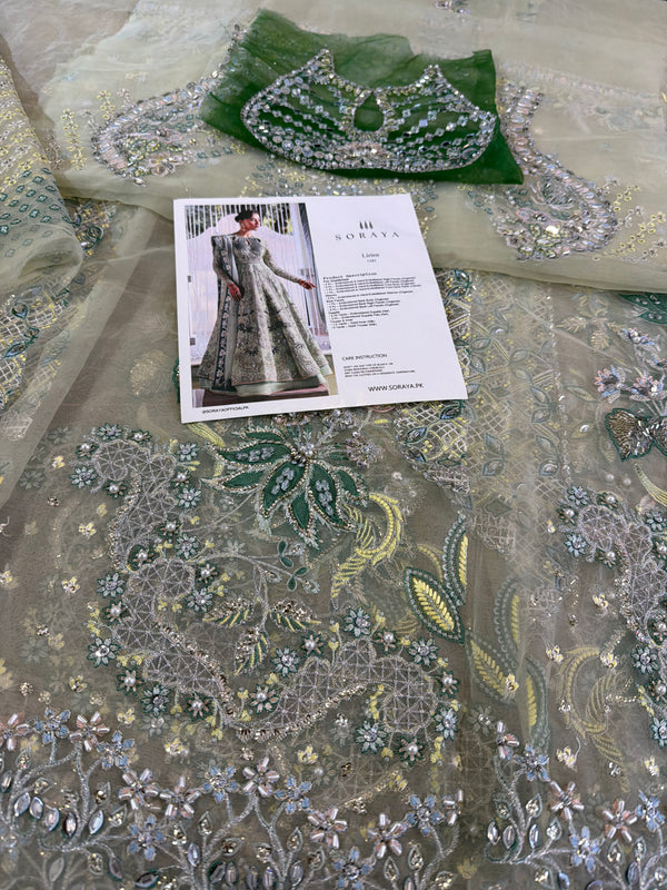 Soraya apple green wedding edition