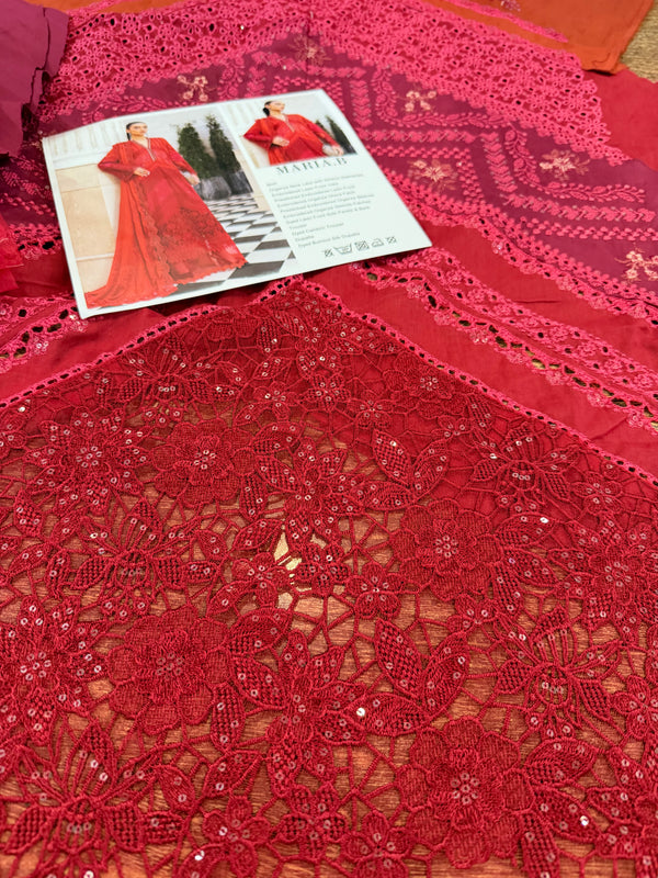 Maria b Eid ul azha rust shocking collection