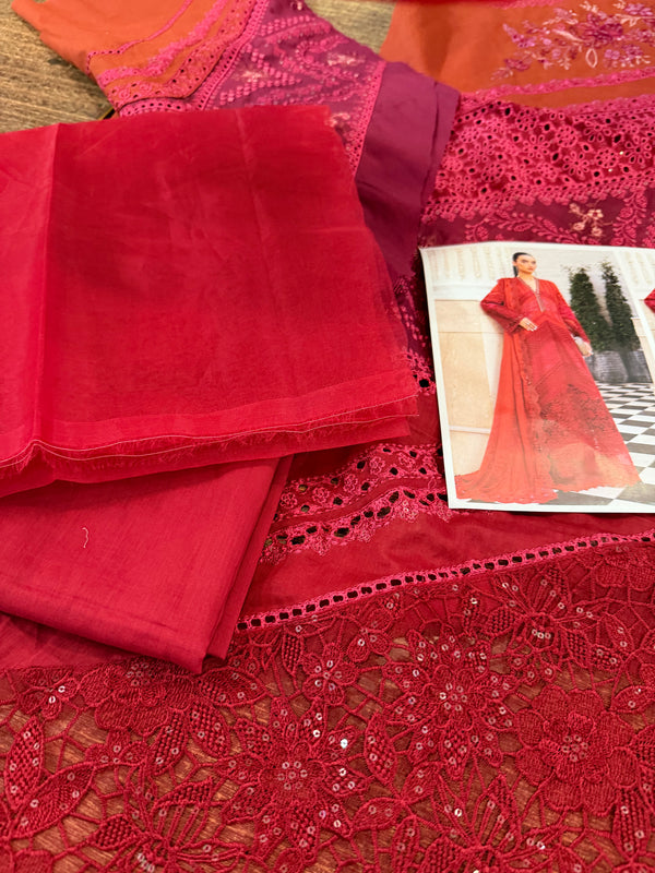 Maria b Eid ul azha rust shocking collection