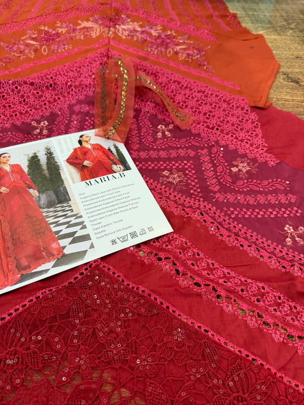 Maria b Eid ul azha rust shocking collection