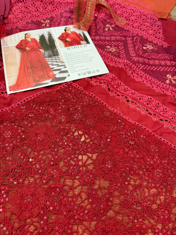 Maria b Eid ul azha rust shocking collection