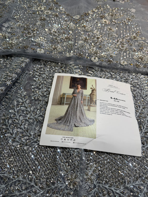 Republic womenswear grey bridal 16 panelled