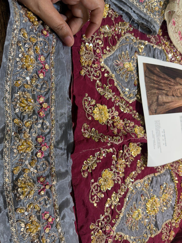 Faiza saqlain golden merino wedding edition