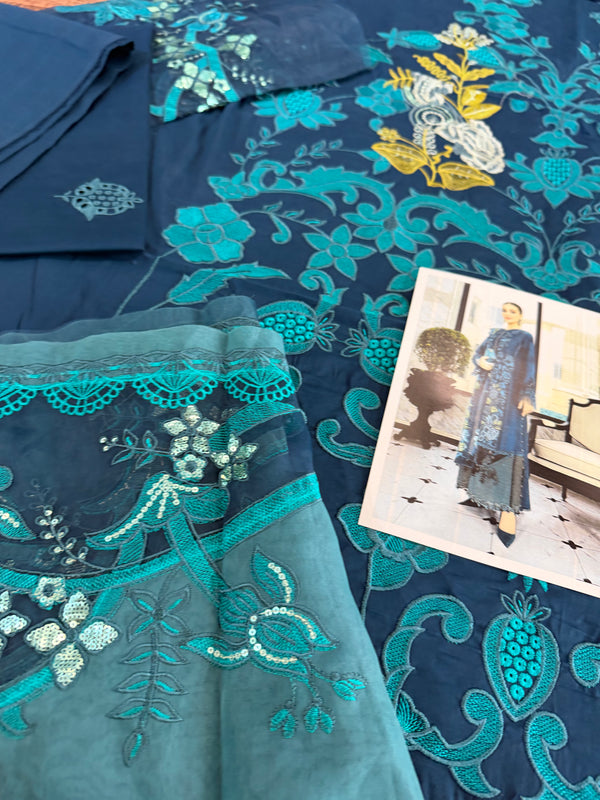 Maria b zink green Eid ul azha collection