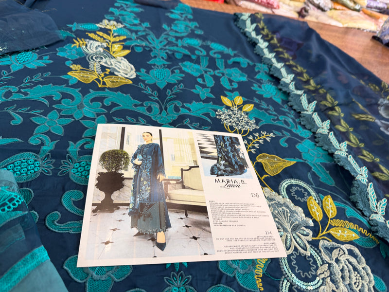 Maria b zink green Eid ul azha collection