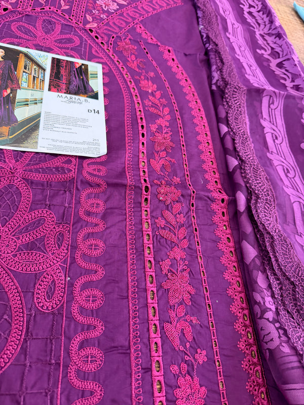Maria b purple majenda Eid ul azha collection