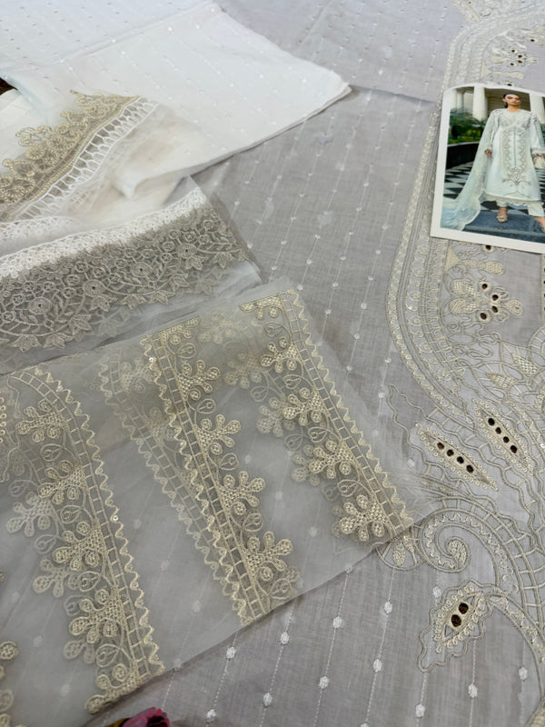Maria b white Eid ul azha collection