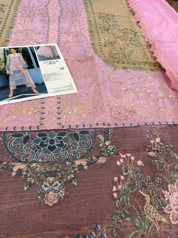 Maria b pink brown Eid ul azha collection