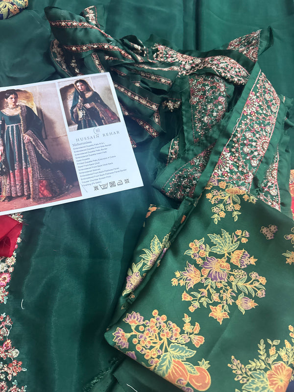 Hussain rehar green wedding edition