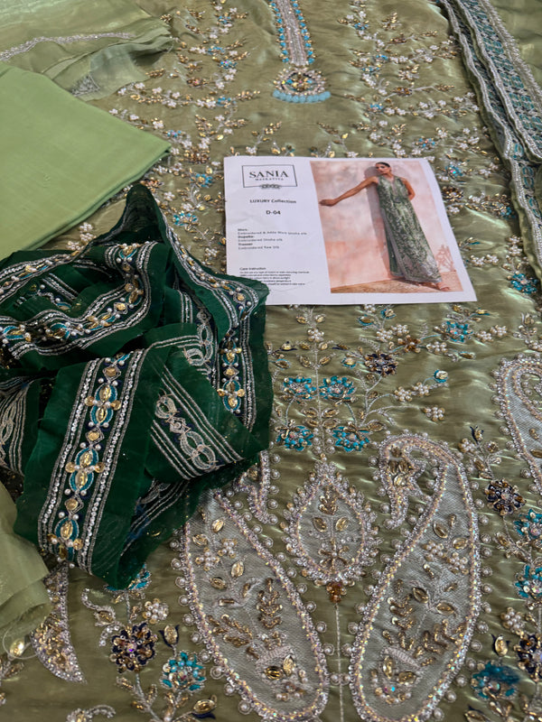 Sania masktaia green pista wedding edition