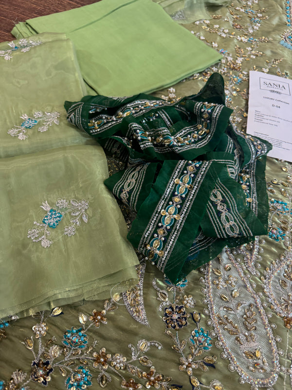 Sania masktaia green pista wedding edition
