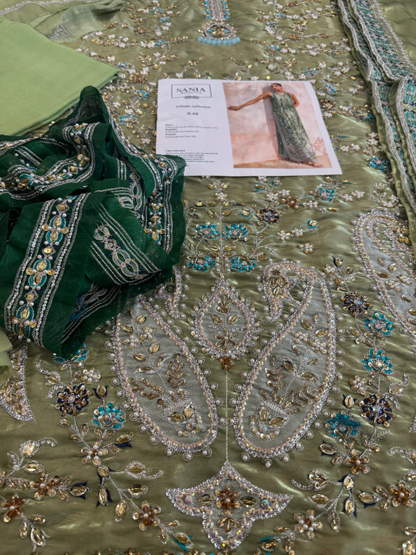 Sania masktaia green pista wedding edition