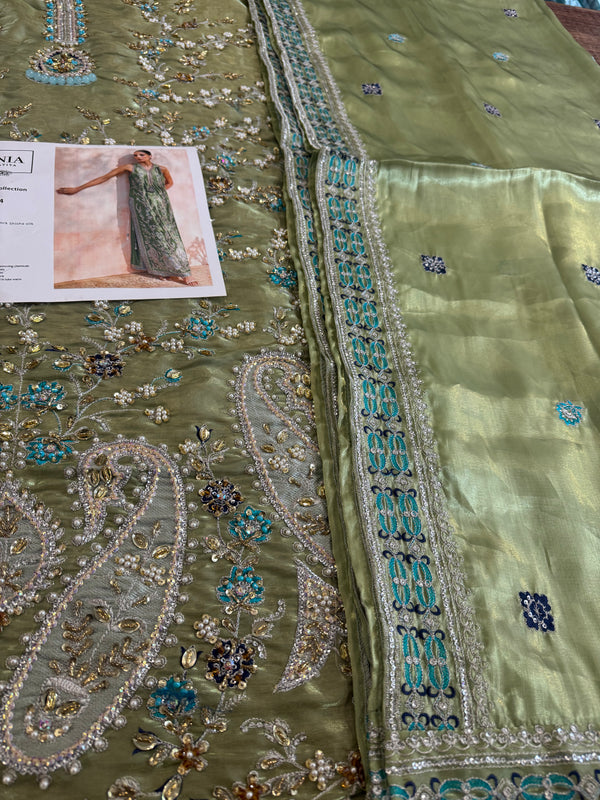 Sania masktaia green pista wedding edition