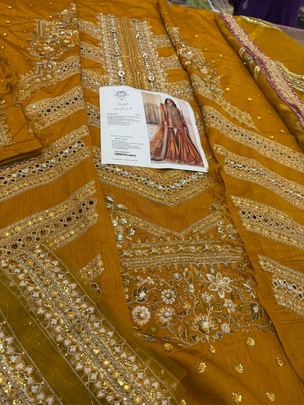 Mohsin Naveed Ranjha yellow wedding edition