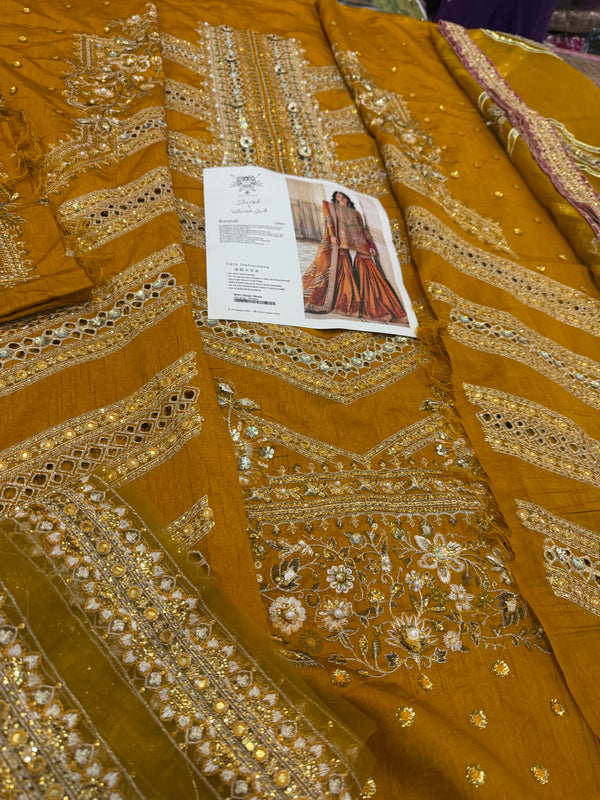 Mohsin Naveed Ranjha yellow wedding edition