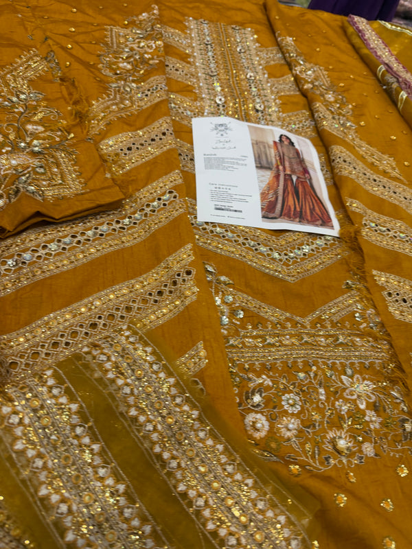 Mohsin Naveed Ranjha yellow wedding edition