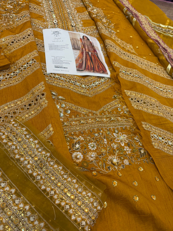 Mohsin Naveed Ranjha yellow wedding edition