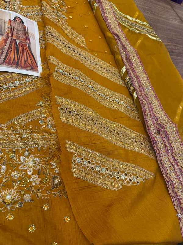 Mohsin Naveed Ranjha yellow wedding edition